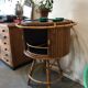 Vintage rattan bar