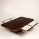 Coffee table model 2315 in parchment and mirrors by Giorgio Tura for Tura, 1980