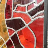 Vitrail d'art contemporain de gérard hermet 280x160cm - maison lorin à char