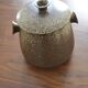 Sandstone pot with lid