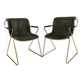 A pair of Penelope chairs by Charles Pollock, Castelli, Italy, 1980s