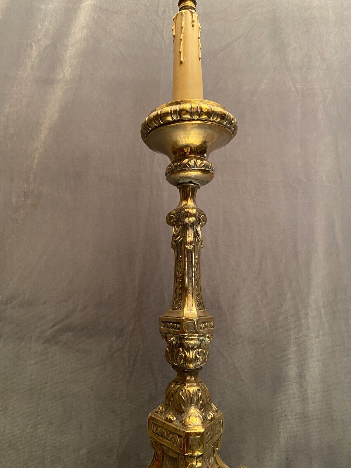 Period picnic Regency brass mounted with electricity