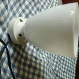 Art Deco style opaline porcelain wall lamp