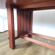 Large vintage cherry wood dining table, Taliesin 608.