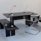 Table bureau et bancs Roche Bobois gamme Karélia