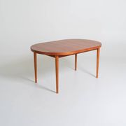 Table à manger en teck par Bertil Fridhagen pour Bodafors, Suède, 1961
