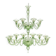 Monumental Modern Elegant "Rigadin" Murano Glass Chandelier