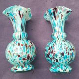 Paire de vases modèle Pervenche  Legras