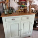 Vintage green almond Parisian buffet