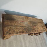 Old patinated workbench