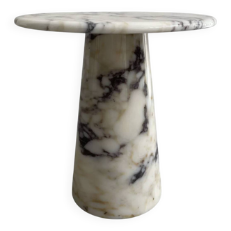Viola Calacata Marble Side Table