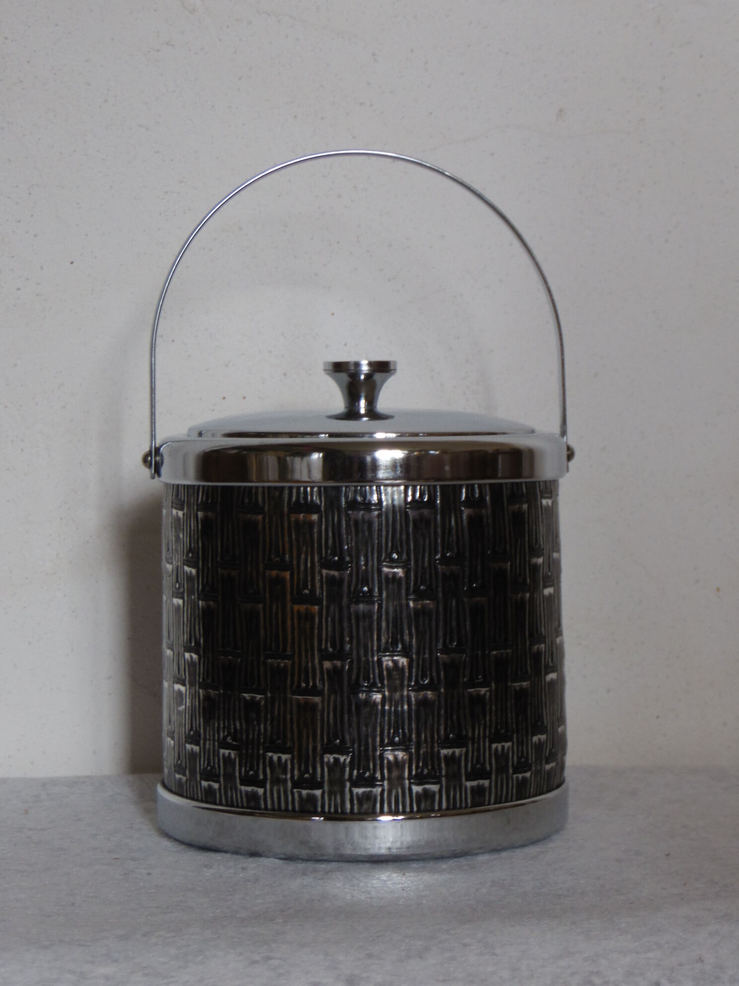 Bamboo deco ice bucket