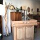 Old cash desk wood