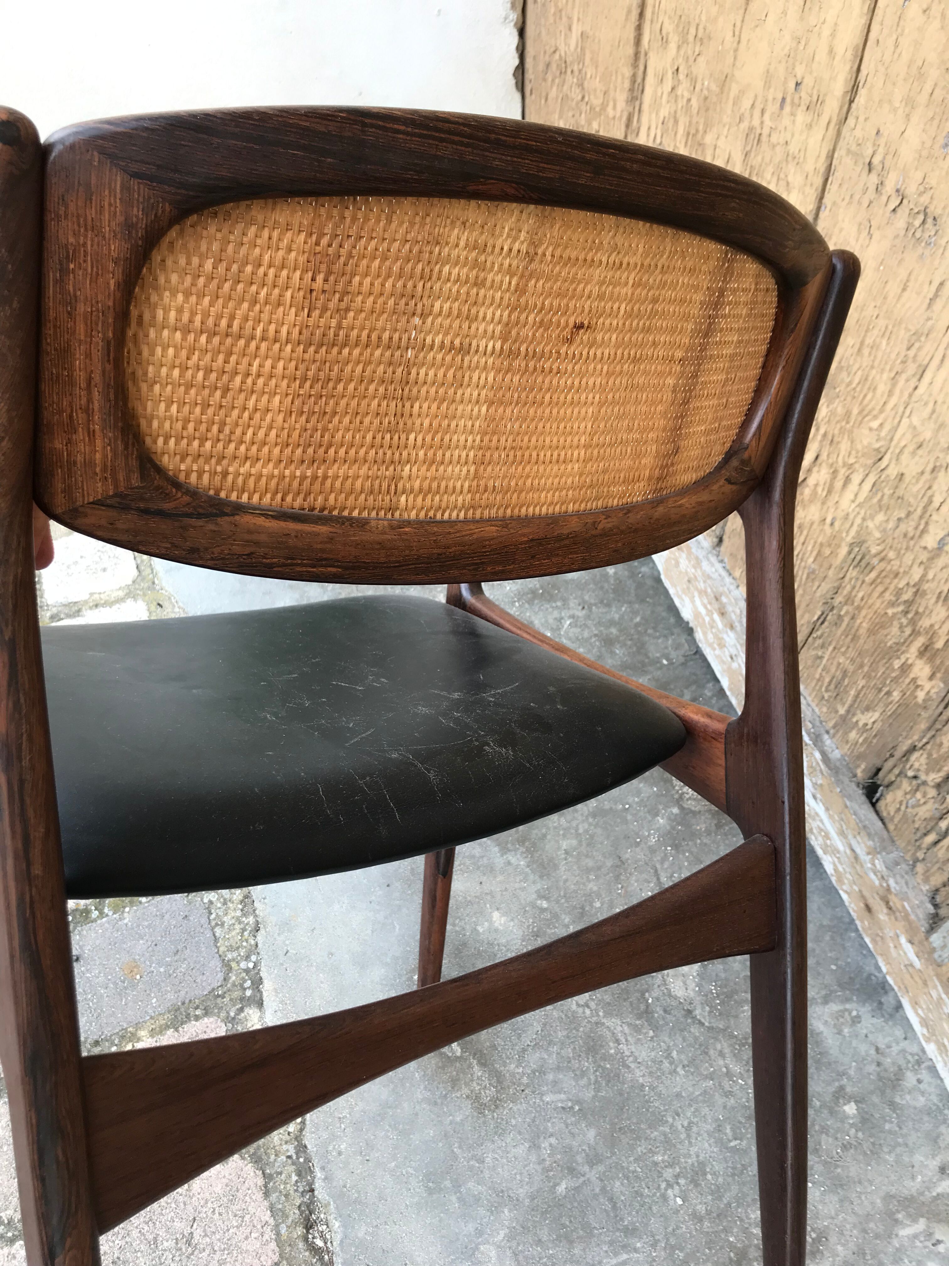 Scandinavian armchair signed