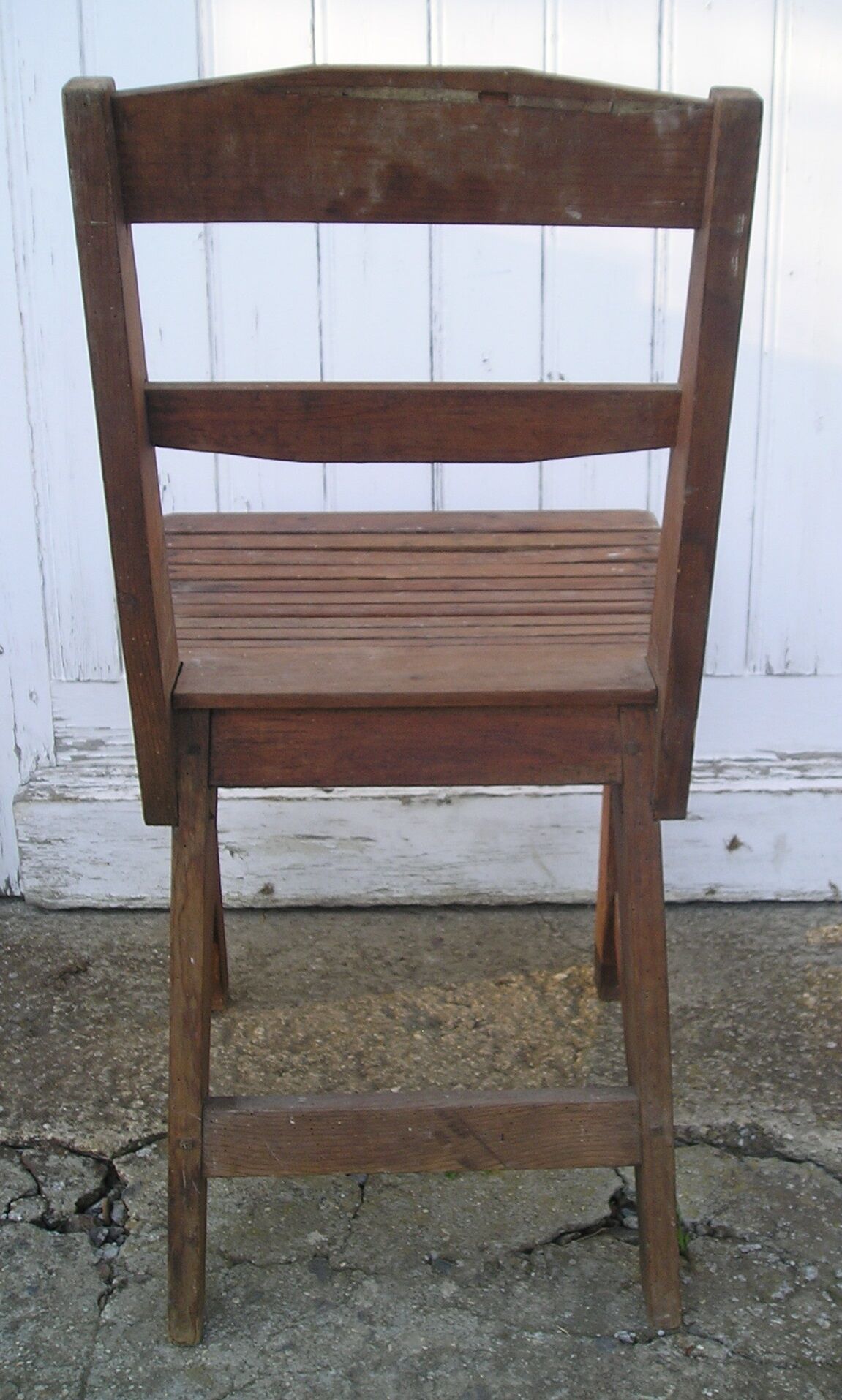 Rustic handcrafted wooden chair