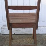 Chaise rustique artisanale en bois