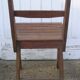 Rustic handcrafted wooden chair