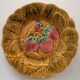8 old Sarreguemines earthenware slip plates