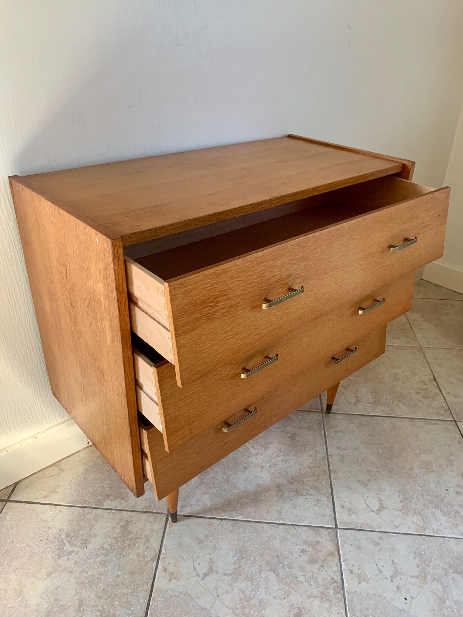 Vintage Commodity has three 60s drawers