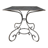 Table de jardin en fer forgé
