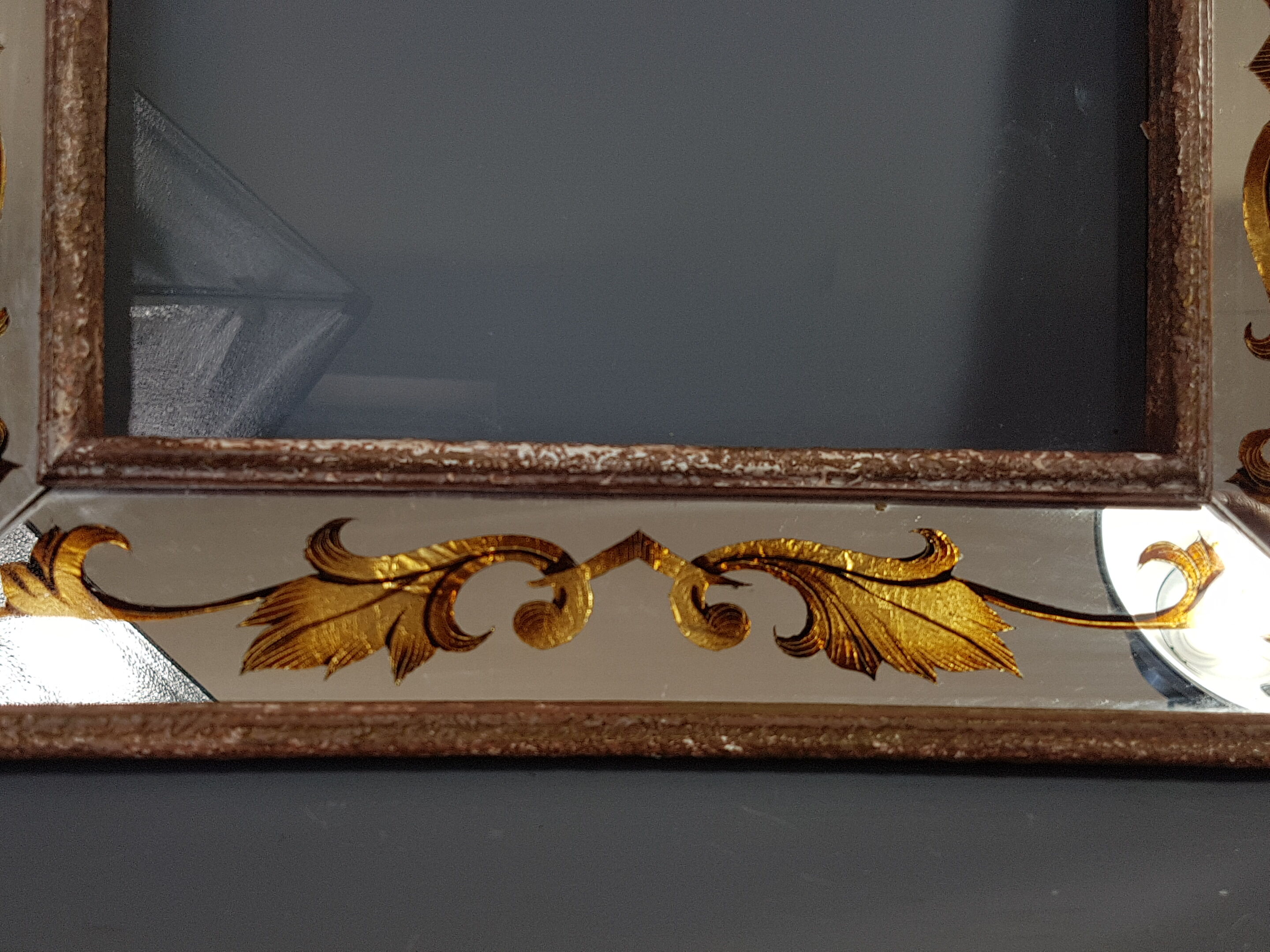 Venetian frame with parecloses around 1950 35x29