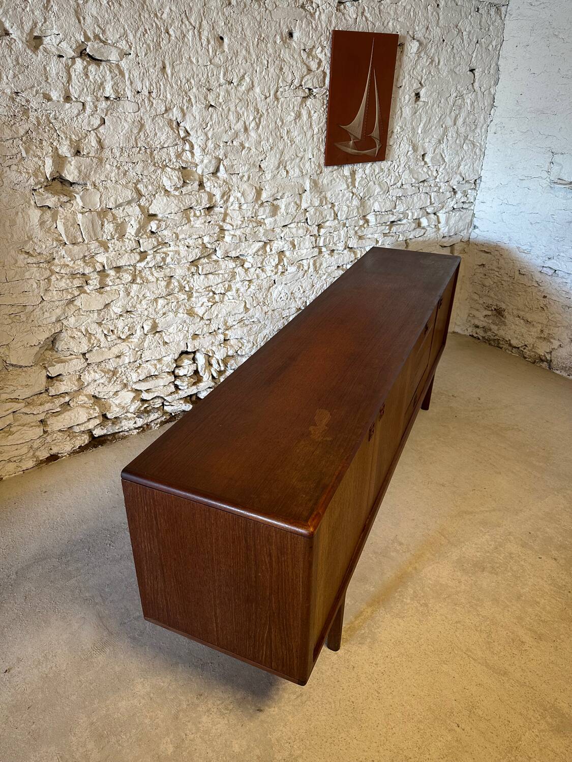 Enfilade scandinave vintage en teck