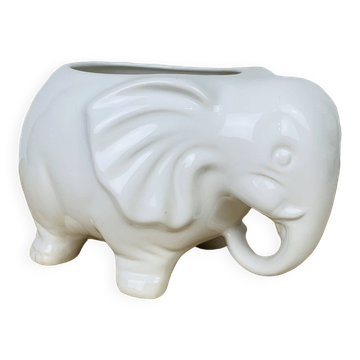 Ceramic elephant plant pot
