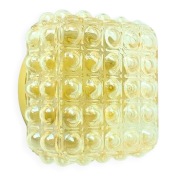 1 of 3 Mid-Century Bubble Glass Wall Lights by H.Tynell for Limburg, 1970s