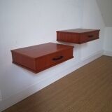 Wall bedside tables