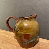 Pitcher pitcher in glazed sandstone type La Borne
