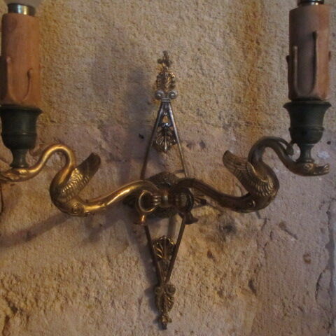 Pair of Empire wall sconces