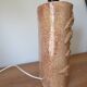 Large vintage glazed terracotta lamp base