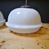 Set of 2 Czech pendant lamps, 60s