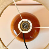 Lampe en bois pied boule