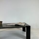 Coffee table, 80s in green marble