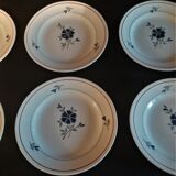 Six-plate series serves Moulin des loups Orchies model Prisca 50s