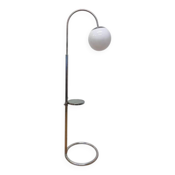 1930s Bauhaus chrome Floor Lamp by Hana Záveská, Czechoslovakia 1930s