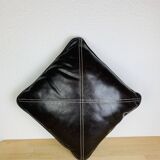 Coussin vintage en cuir