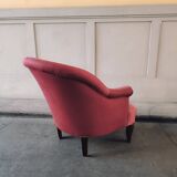 Fauteuil crapaud et repose pieds