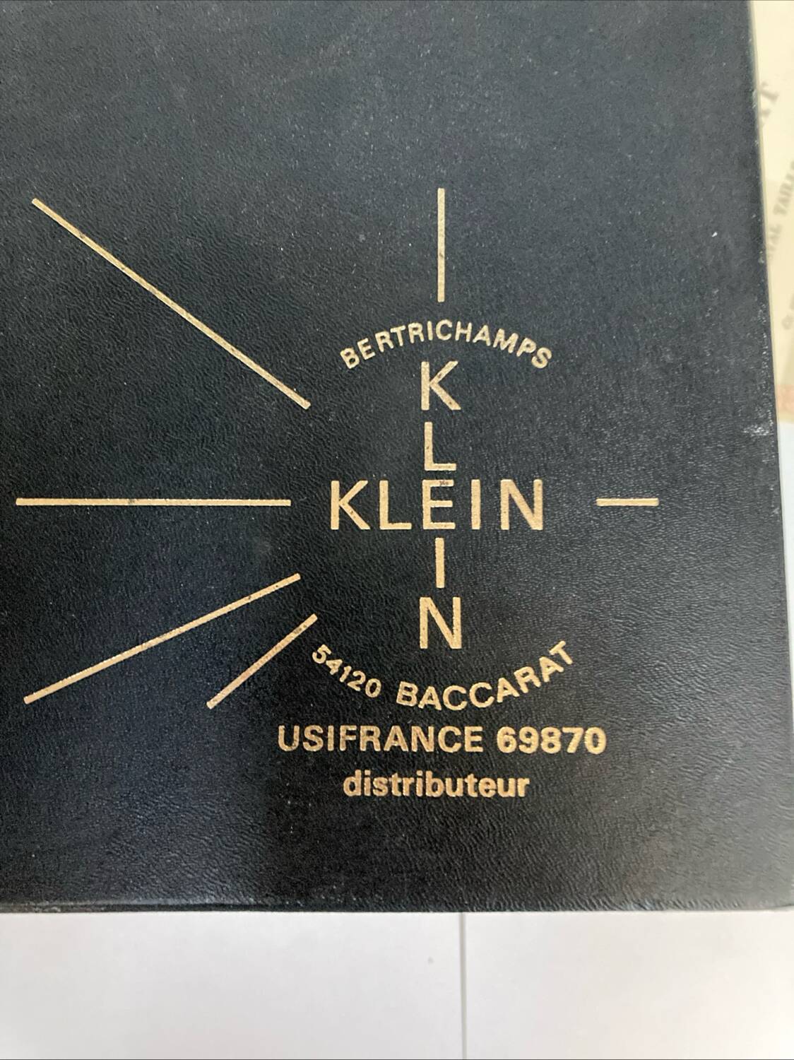 Large crystal cooler from BACCARAT DE VALERY KLEIN, new