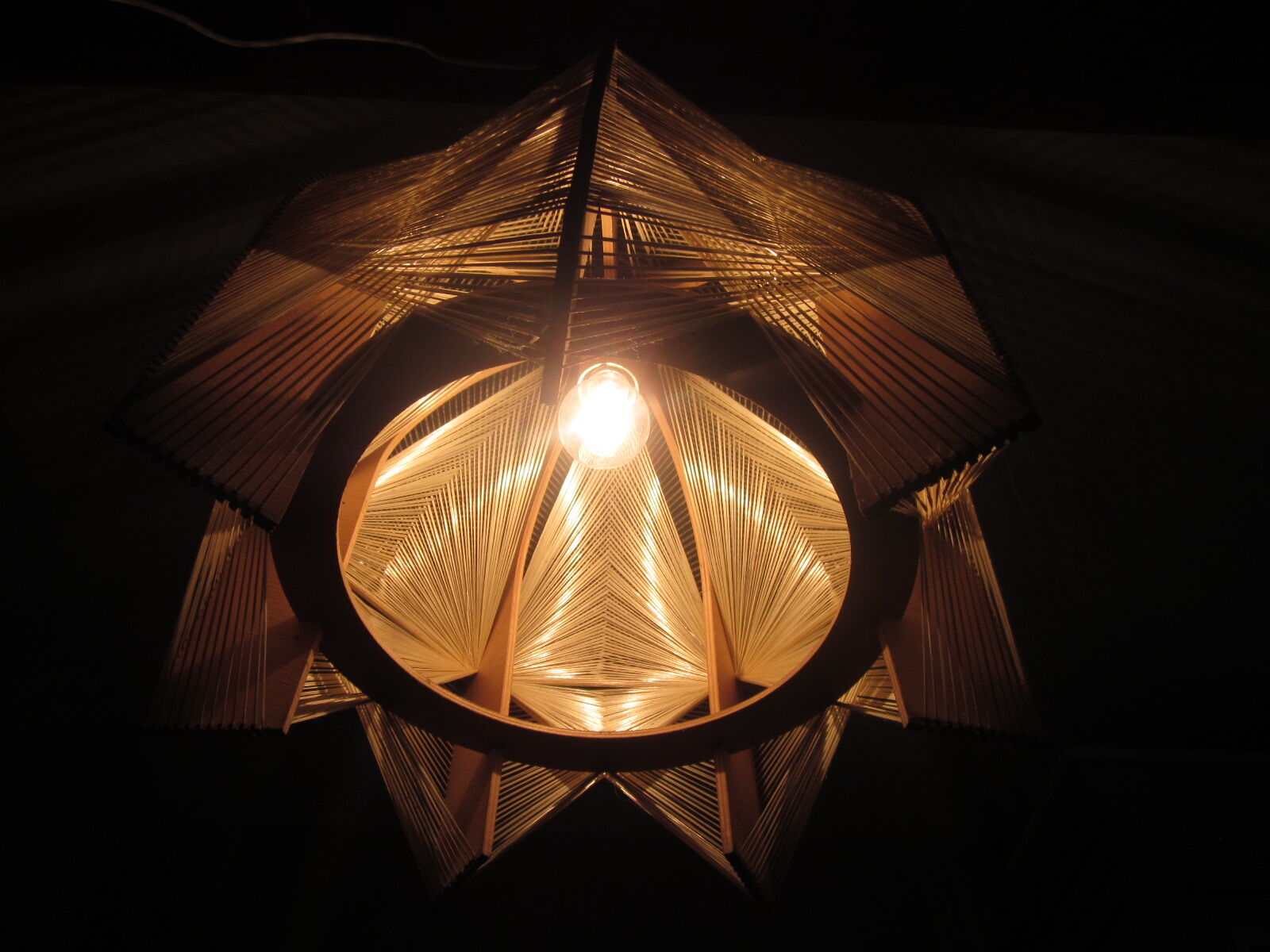 Hanging of wood and son