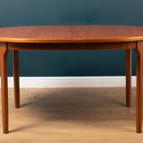 Retro Extending Dining Table & 6 Chairs By Mcintosh of Kirkcaldy