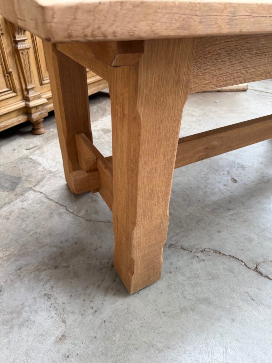 Solid oak farmhouse table