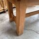 Solid oak farmhouse table