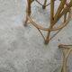 4 vintage rattan stools