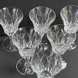 6 Verres à eau taille n° 2 - Saint Louis service Camargue
