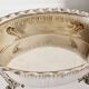 Vintage Wiskemann silver metal planter
