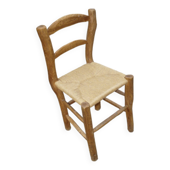Brutalist straw chair - popular art