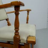 Set of 4 Dutch Design Oakwood Arm Chairs by Theo Ruth for Artifort, 1950s