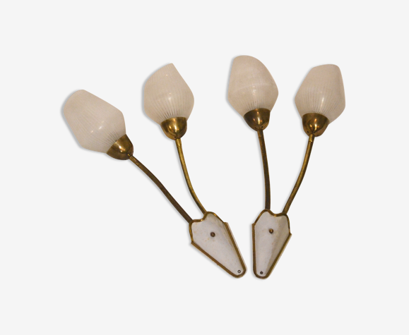 Pair of wall lamps 50s